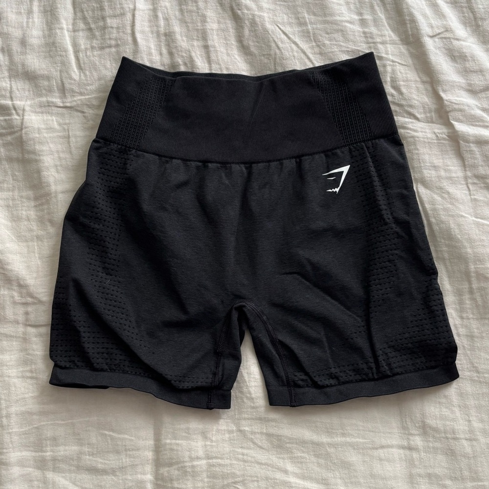 Gymshark vital seamless 2.0 black shorts